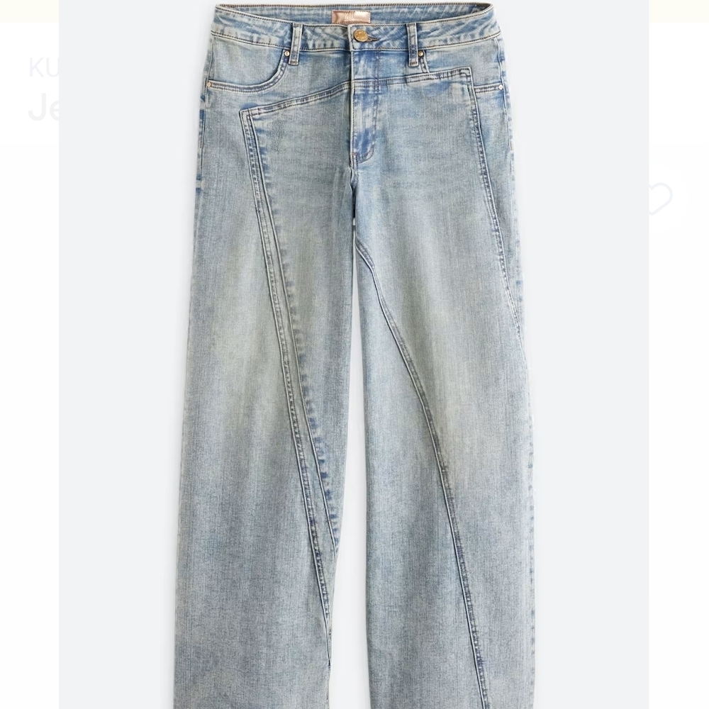 Kut from the Kloth High Rise Wide Leg Jean; EUC; Size 10 - Picture 5 of 7